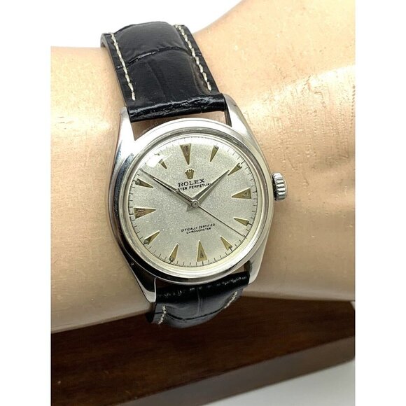 Rolex Oyster Perpetual 6084 Chronometer Men's Watch Swiss Automatic Vint… - Picture 11 of 15